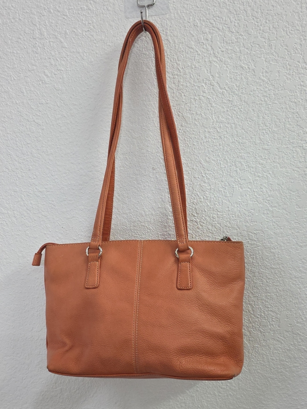 Fossil Shoulder Bag Coral Genuine Leather Large Handbag - Picture 2 of 16